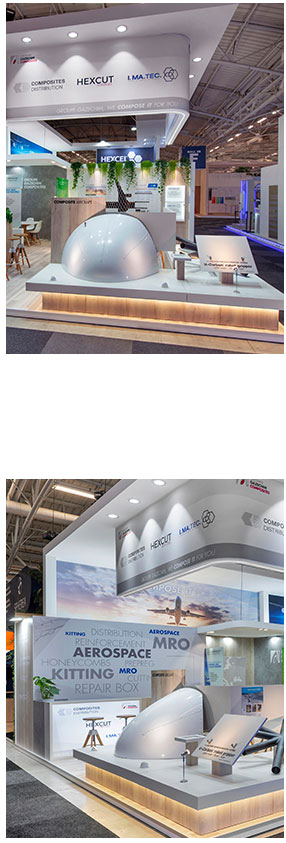 Stand S.I.A.E 2025 pour Hexcel et Composites distribution Stand S.I.A.E 2025 pour Hexcel et Composites distribution